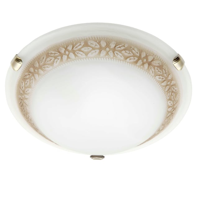 PLAFON TOULUSE Ø31CM 1X60W E27 BLANCO