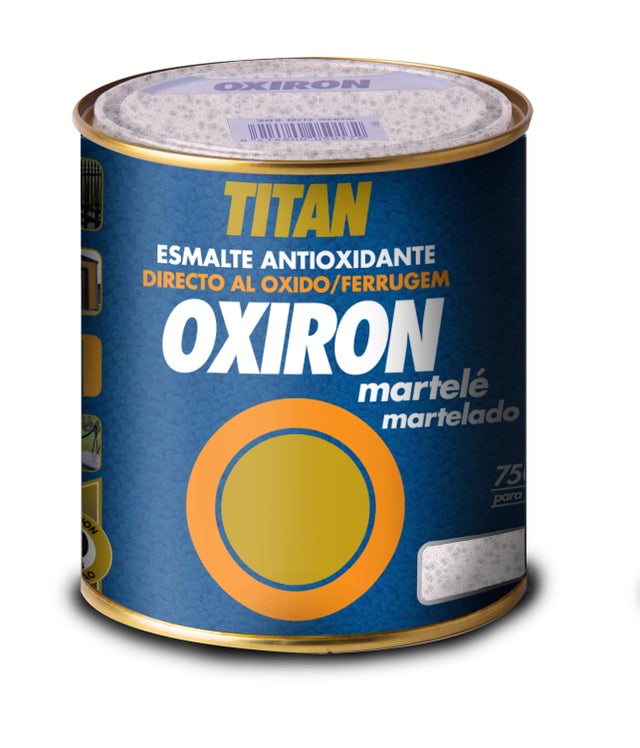 ESMALTE SINTÉTICO ANTIOXIDANTE OXIRON MARTELE 750ML GRIS OSCURO