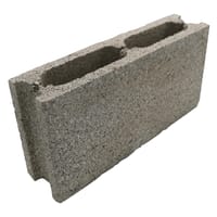 BLOQUE DE HORMIGÓN GRIS 40X20X10 CM - 1