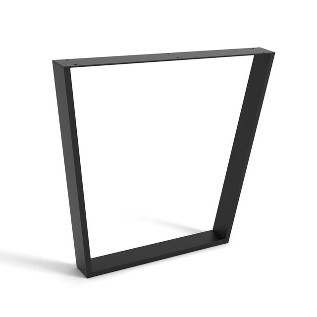 PATA ACERO TRAPECIO INVERTIDO 71.2X78X8CM NEGRO
