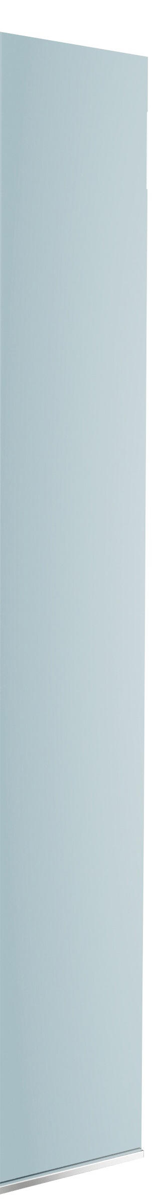 MAMPARA PANEL DE DUCHA PUERTA ABATIBLE CARIBE 25CM CROMO