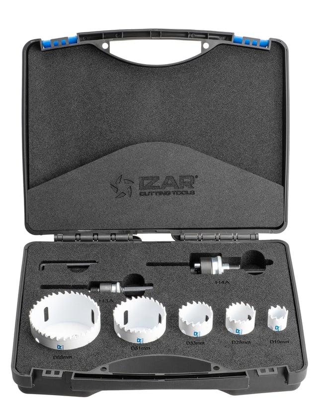 JUEGO 5 CORONAS BIMETAL 19-29-33-51-68MM IZAR