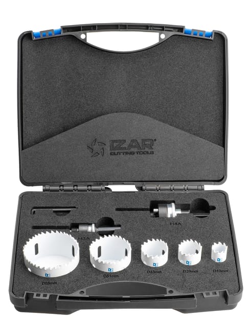 JUEGO 5 CORONAS BIMETAL 19-29-33-51-68MM IZAR - 1