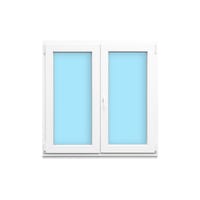 VENTANA PVC OSCILOBATIENTE BLANCA 100X120CM - 1