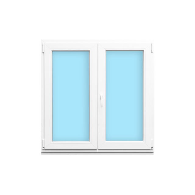 VENTANA PVC OSCILOBATIENTE BLANCA 100X120CM