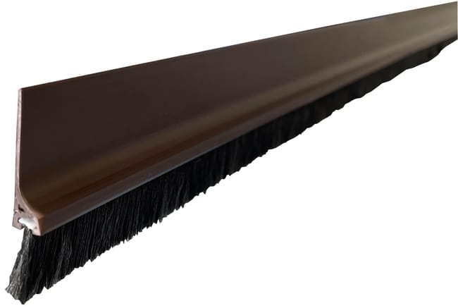 BURLETE AUTOADHESIVO PUERTA MARRÓN 1M PVC INTERIOR BURCASA - 1