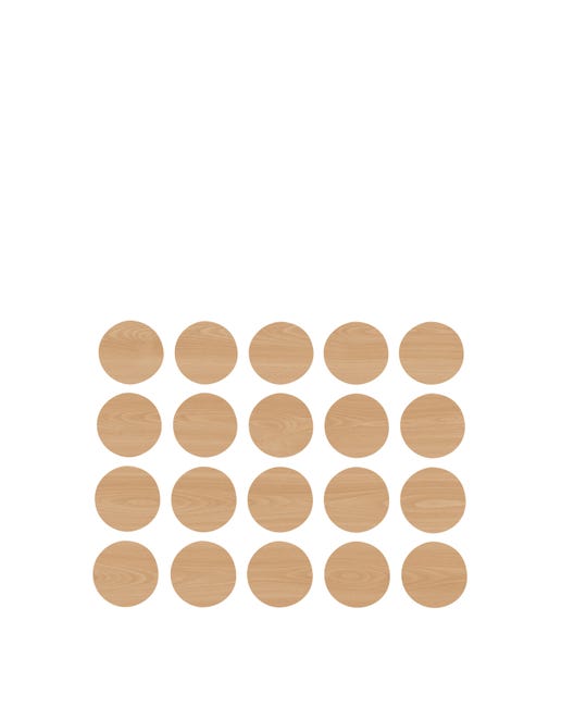 TAPA ADHESIVA PARA TORNILLO HAYA. 40 UDS - 1