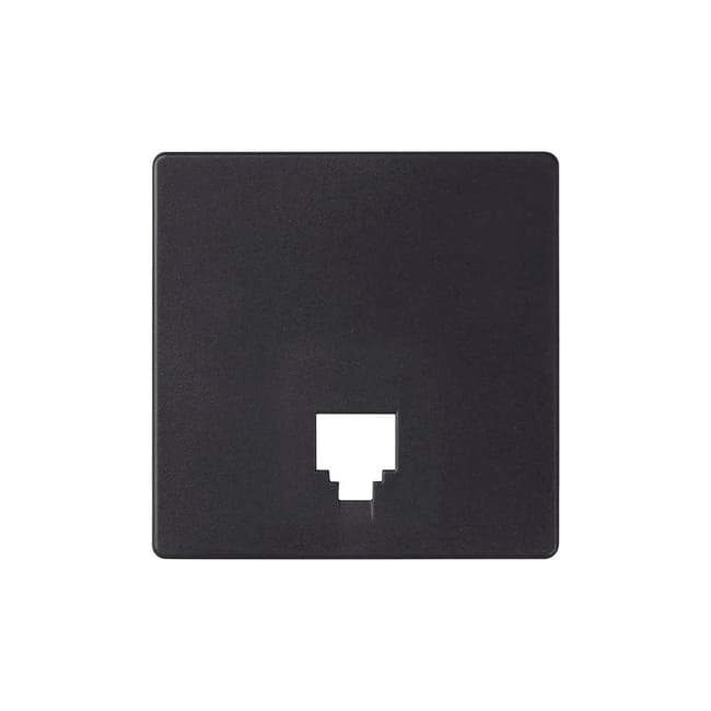 TAPA TOMA TLF SERIE SIMON 82 CONCEPT NGR - 1