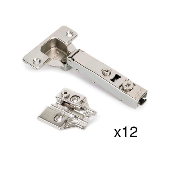 BISAGRA DE CAZOLETA 35MM APERTURA 105º RECTA 12 UDS - 1