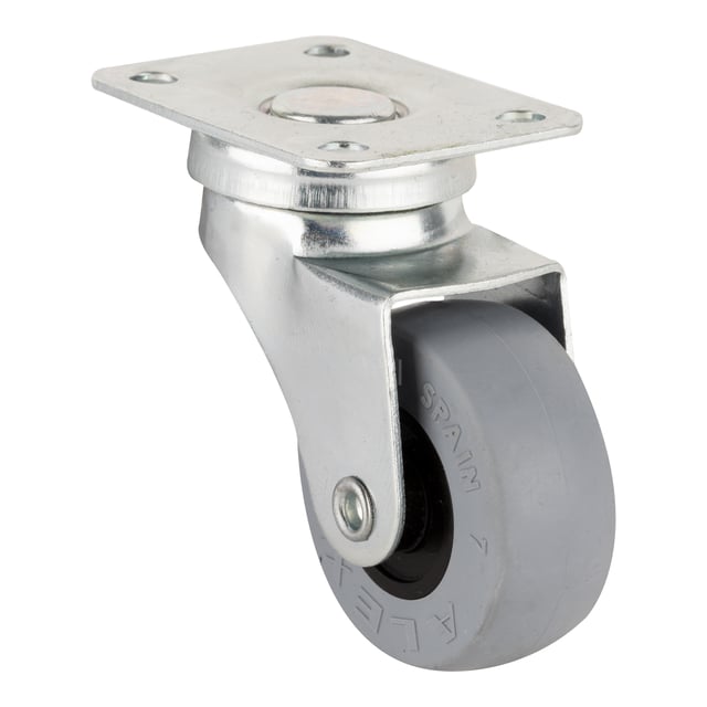 RUEDA GIRATORIA GOMA  40 MM.  RUEDAS ALEX