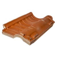 TEJA CERAMICA DE VENTILACION MIXTA DUNA ARENA OCRE 46X28,6CM - 1