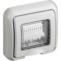 MARCO 2 MODULOS IP55 MATIX BLANCO - 1