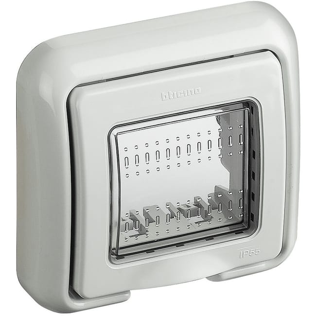 MARCO 2 MODULOS IP55 MATIX BLANCO - 1