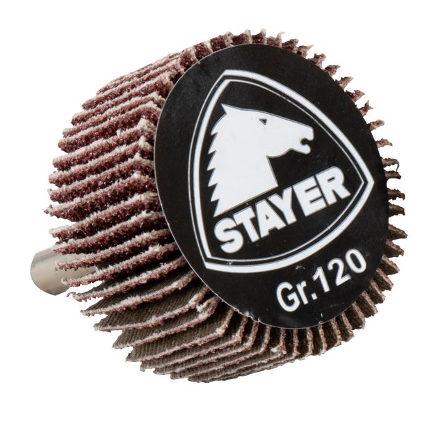 ABANICO LAMINADO Ø40 EJE 6 MM GRANO 120