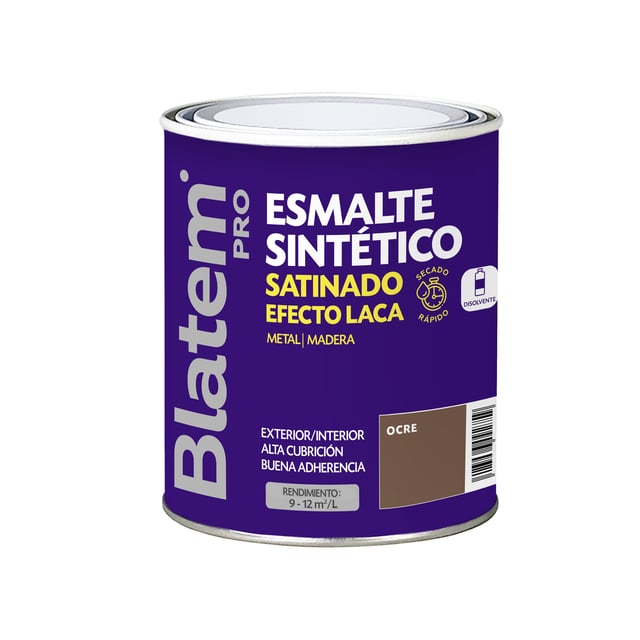 ESMALTE SINTETICO SATINADO 750ML OCRE