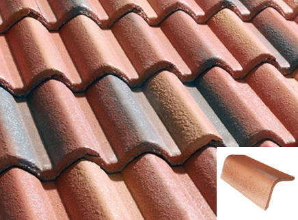 REMATE ANGULAR PARA TEJA HORMIGÓN TEIDE BRONCE - 2