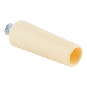 MICEL Tope Para Persiana Enrollable – 2 Unidades De Plástico Blanco Con Tornillo M6, Medidas 60x20 Mm, Ideal Para Evitar Deslizamientos En Ventanas De PVC O Aluminio