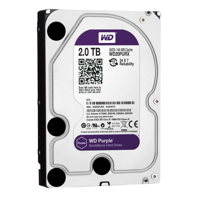 DISCO DURO 2 TB WD20PURX PARA GRABADOR