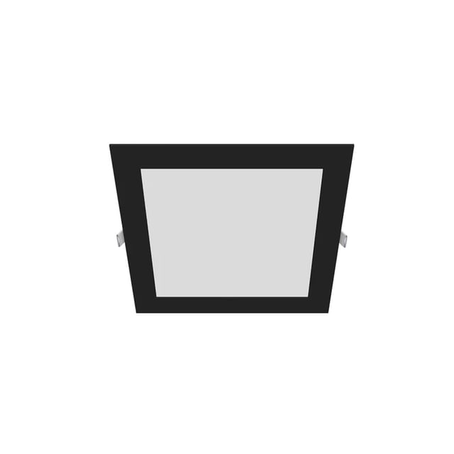 DOWNLIGHT LED EMPOTRAR CUADRADO NEGRO 12W CCT