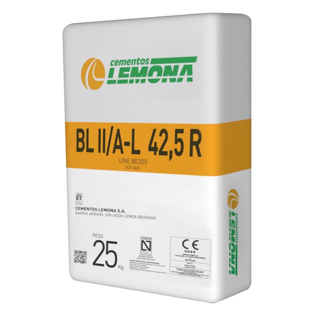 CEMENTO BLANCO LEMONA 42,5R 25 KG