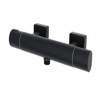 GRIFO DE DUCHA TERMOSTÁTICO ROUEN NEGRO - 1