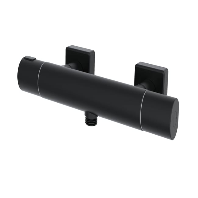 GRIFO DE DUCHA TERMOSTÁTICO ROUEN NEGRO - 1