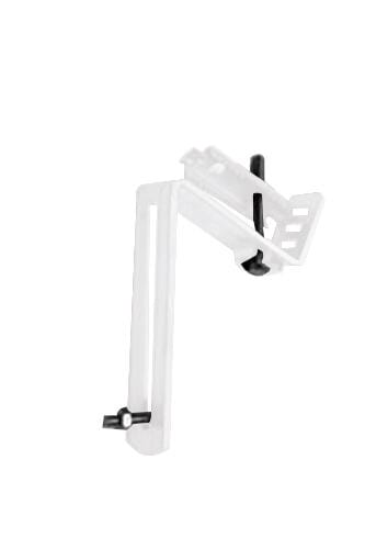 SOPORTE EVACUACIÓN PLUVIALES METÁLICO PARA TEJA ACERO PRECALADO BLANCO - 1