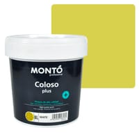 PINTURA PLASTICA PISTACHO MATE 2,5L COLOSO - 1