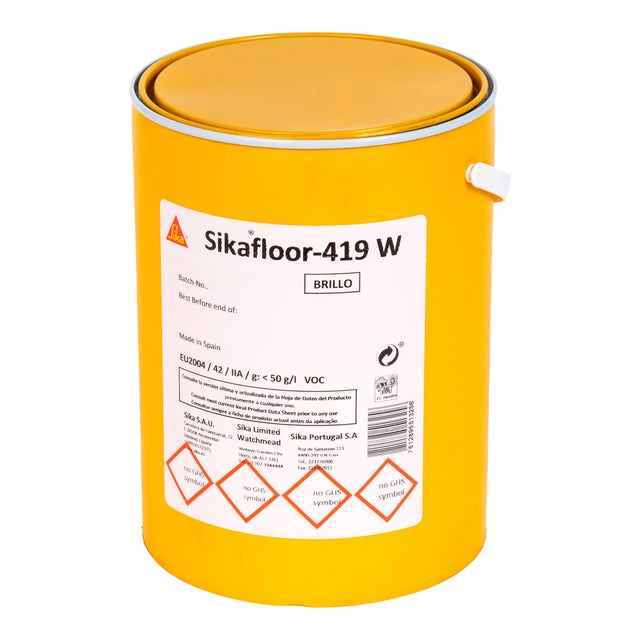 SELLADOR SIKAFLOOR 419W 4 KG BRILLO