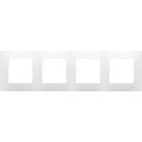 MARCO CUADRUPLE SERIE VIVA BLANCO - 1
