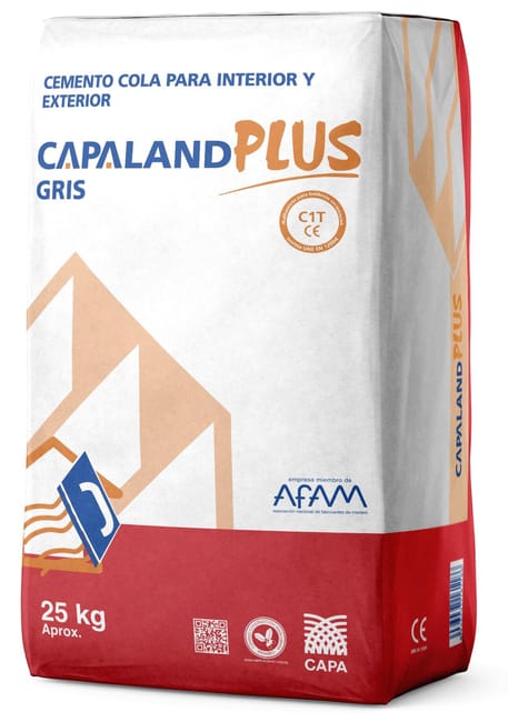 CEMENTO COLA CAPALAND PLUS 25KG GRIS - 1