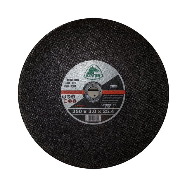 DISCO TRONZADORA CORTE METAL 355MM STAYER