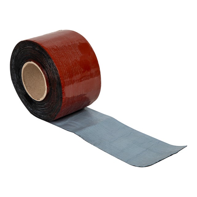 BANDA AUTOADHESIVA BETÚN ELASTÓMERO RAPID BRIC ROJO 10 CM 12 M