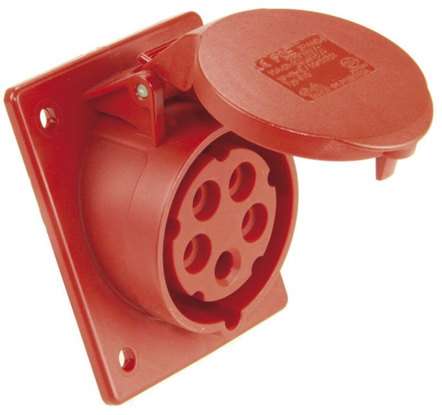 BASE EMPOTRAR INDUSTRIAL 3P+T 16A IP44