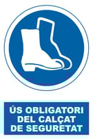 SEÑAL CARTEL PROTECCIÓN BOTAS 1UD - 1