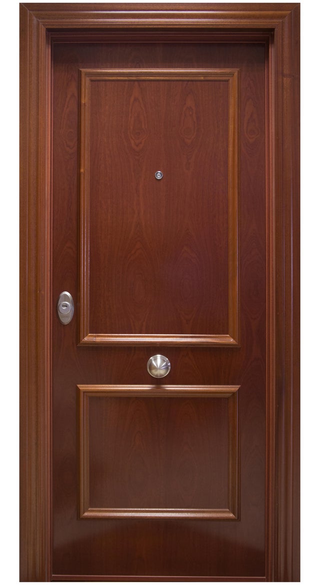 PUERTA ENTRADA ACORAZADA SAPELLY 2 CUADROS 80 CM DERECHA