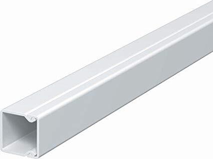 CANALETA PARA CABLES BLANCO 20X20MM 2M