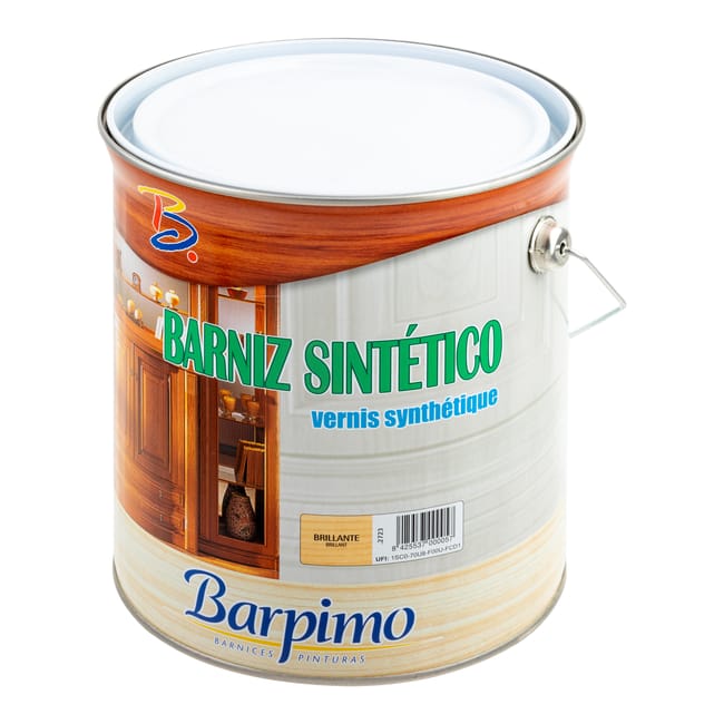 BARNIZ SINTÉTICO BRILLANTE  BARPIMO 4L INCOLORO - 1