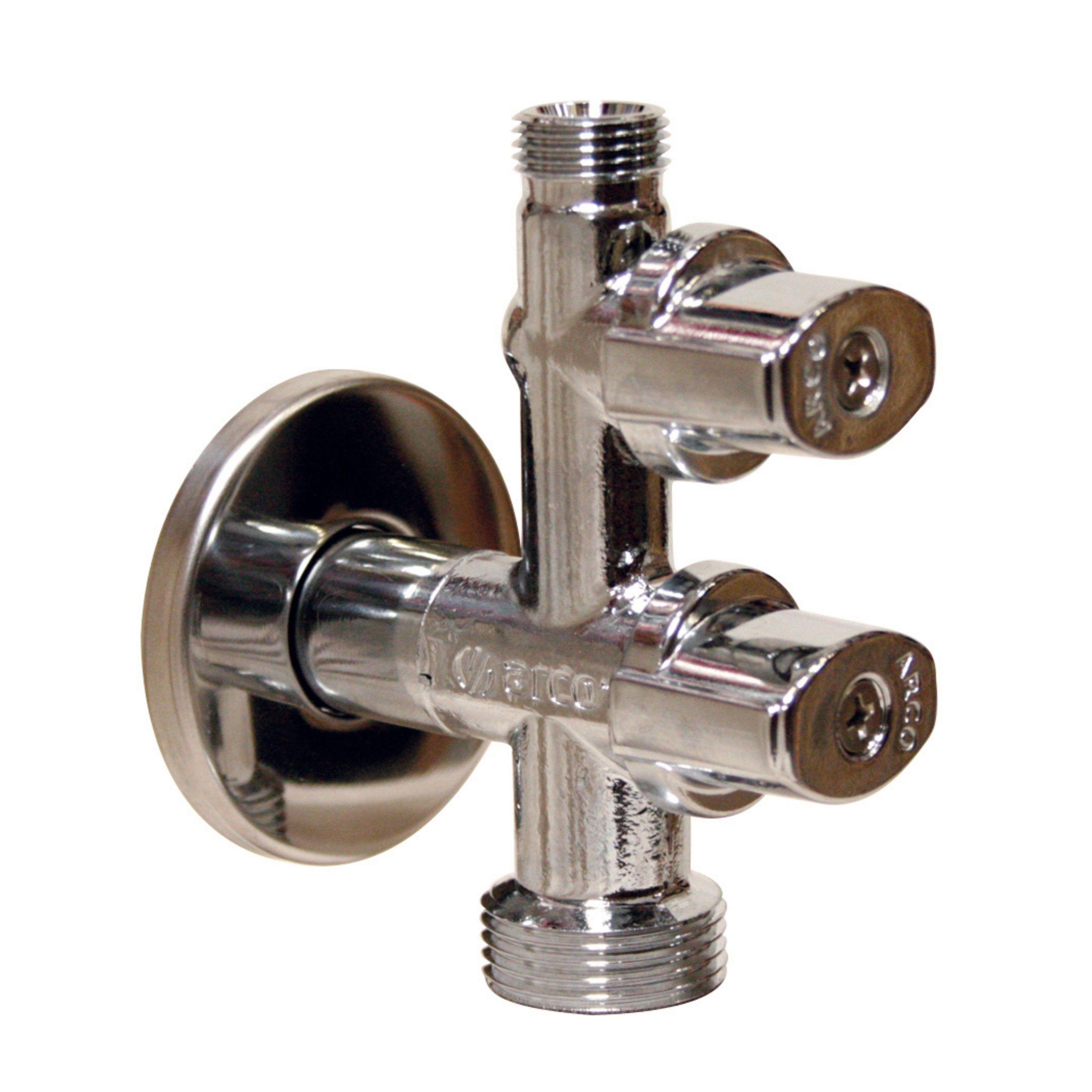 LLAVE DE LAVADORA DOBLE ANTICAL Ø1/2