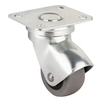 RUEDA 30MM GOMA. HASTA 15KG. LLANTA METAL - 1