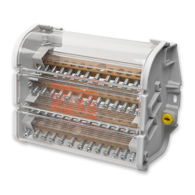 REPARTIDOR TETRAPOLAR 125A 8 MODULOS