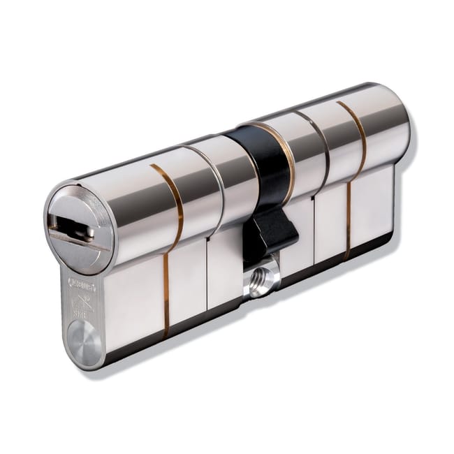 CILINDRO ALTA SEGURIDAD 30 X 30 MM BRAVUS MX PRO NIQUEL ABUS  - 1