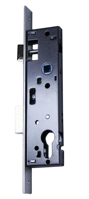 CERRADURA CARPINTERIA METALICA CON CILINDRO  30 x 40 RESBALON REVERSIBLE Y PALANCA ENTRADA 25MM 741N ISEO - 1