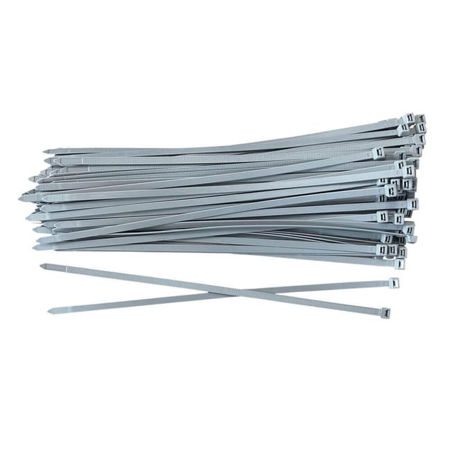 BRIDA NYLON 4.8X200MM GRIS 100UDS - 1