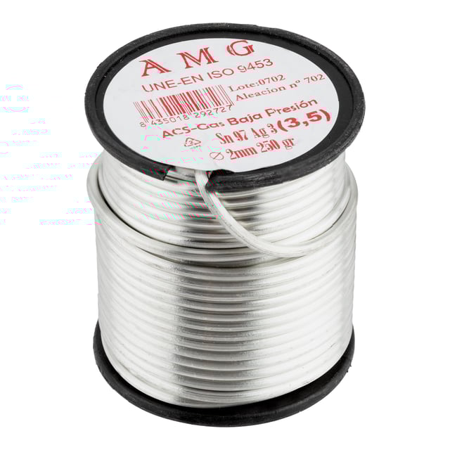 BOBINA ESTAÑO- PLATA 3.5% 250G