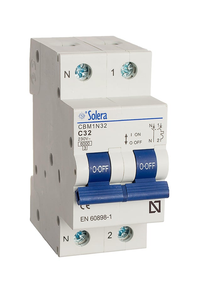 AUTOMÁTICO MAGNETOTÉRMICO 1 P+N 32A SOLERA