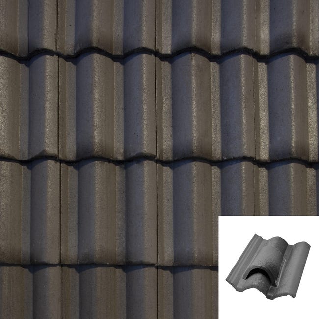 TEJA HORMIGÓN DE VENTILACIÓN GREDOS GRIS - 1