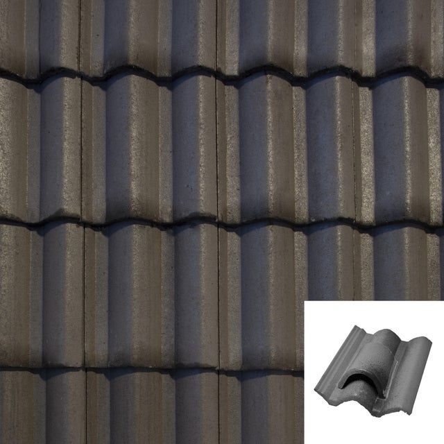 TEJA HORMIGÓN DE VENTILACIÓN GREDOS GRIS