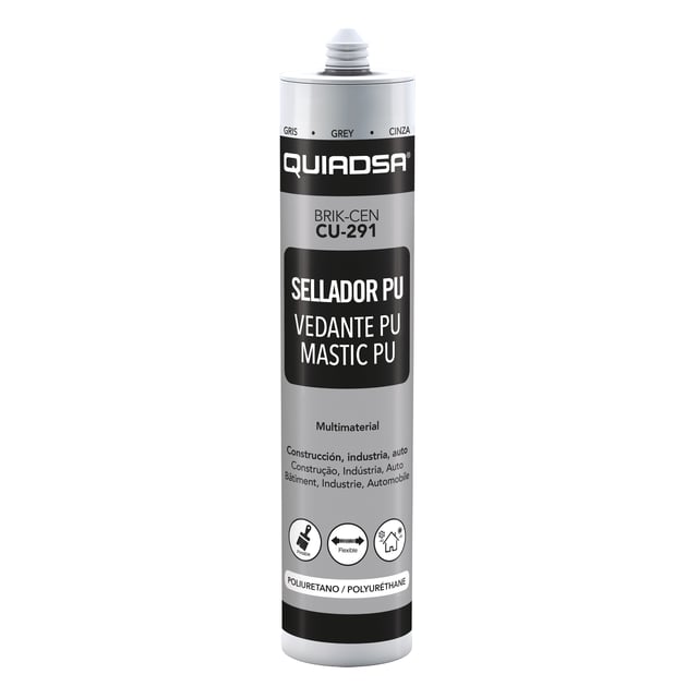 MASILLA POLIURETANO PARA JUNTAS 300ML GRIS