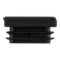 CONTERA  PLASTICO EMBUTIR 10 X 30  MM NEGRA. 4 UDS - 1